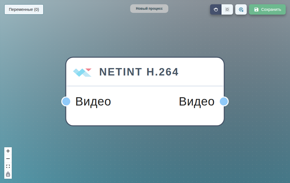 ni264 подключён между цепочкой видеофильтров и мультиплексором MP4.