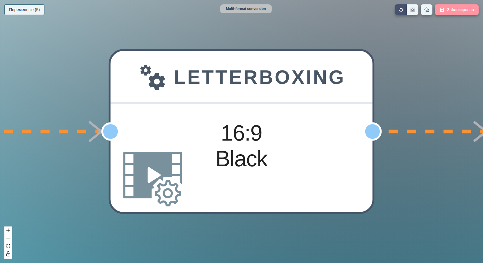 vf/letterbox на холсте.