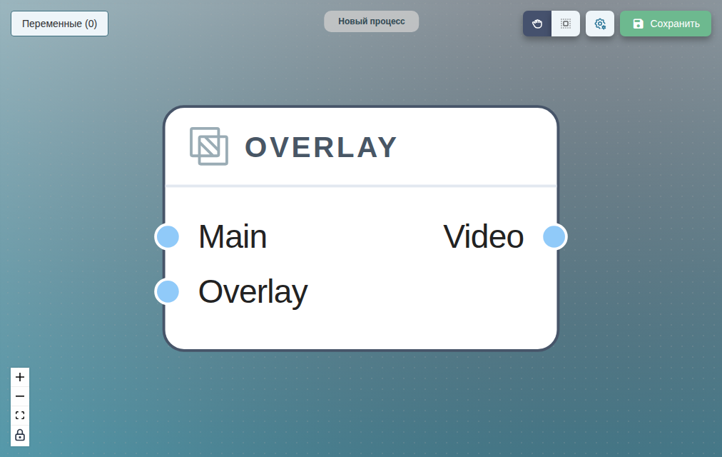vf/overlay на холсте.